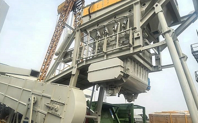 Russian 60tph mobile asphalt plant